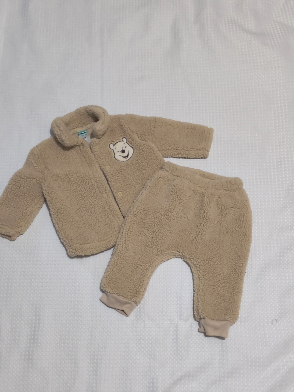 Disney Baby Beige Sherpa Set